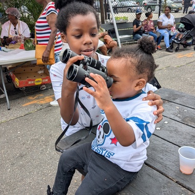 NYCHA in Nature Family Day. Photo: NYC Bird Alliance