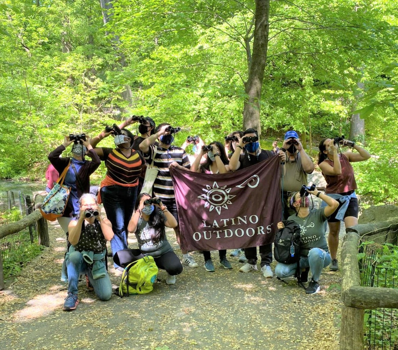 Bilingual Birding with Latino Outdoors NYC. Photo: Latino Outdoors NYC