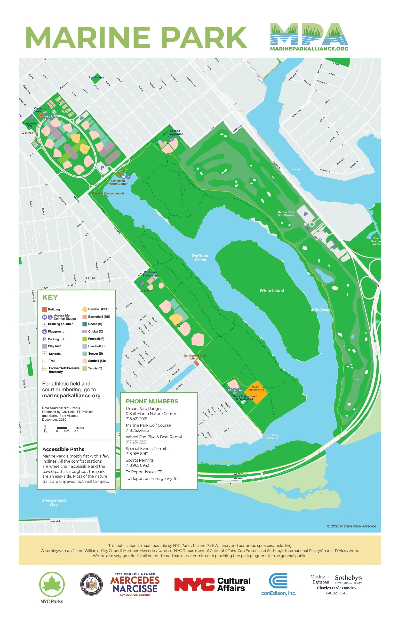 A map of Marine Park Preserve. Graphic: Courtesy of Marine Park Alliance